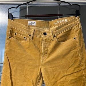 Gap 1969 Mustard Corduroy Pants